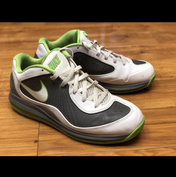 NIKE AIR MAX 360 BB LOW BASKETBALL green white black casual gym sneaker size 11 - Picture 3 of 11